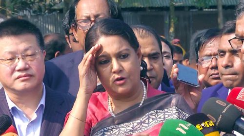 তিস্তা সমস্যা সমাধানে টেকসই পরিকল্পনা বাস্তবায়নের চেষ্টা করছে সরকার: রিজওয়ানা হাসান
