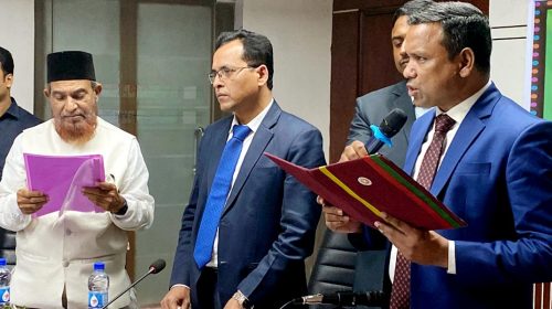 ভোটের চার বছর পর চেয়ারম্যান হলেন জামায়াত নেতা