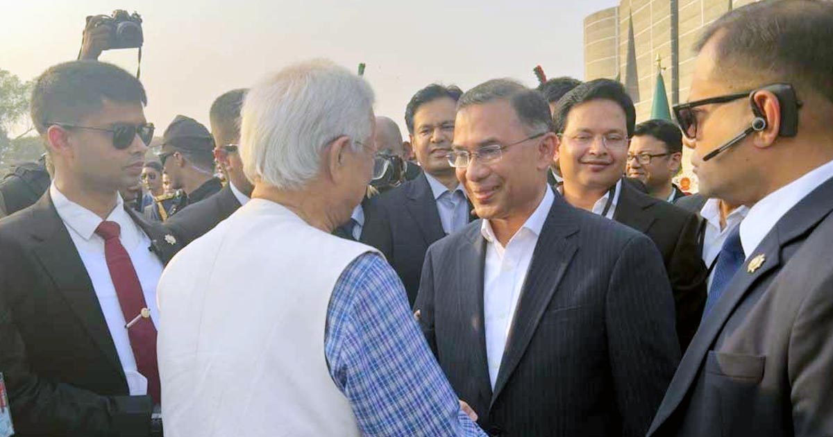 নতুন প্রধানমন্ত্রী তারেককে ইউনূসের শুভেচ্ছা