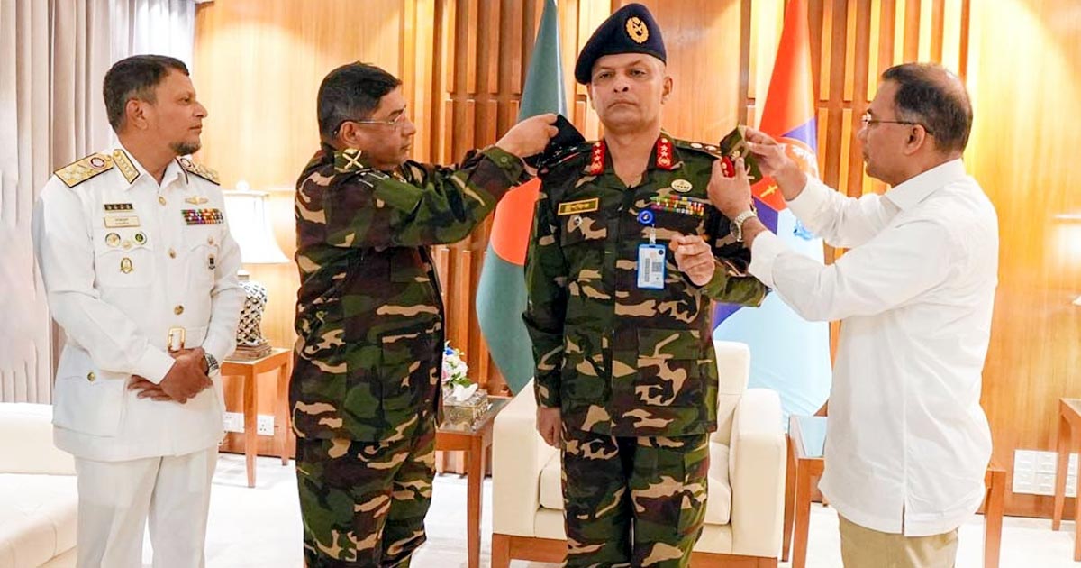 সশস্ত্র বাহিনী বিভাগের নতুন প্রিন্সিপাল স্টাফ অফিসারের দায়িত্বভার গ্রহণ