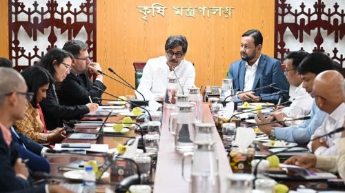 কৃষিমন্ত্রীর সঙ্গে বিশ্বব্যাংকের প্রতিনিধিদলের সাক্ষাৎ