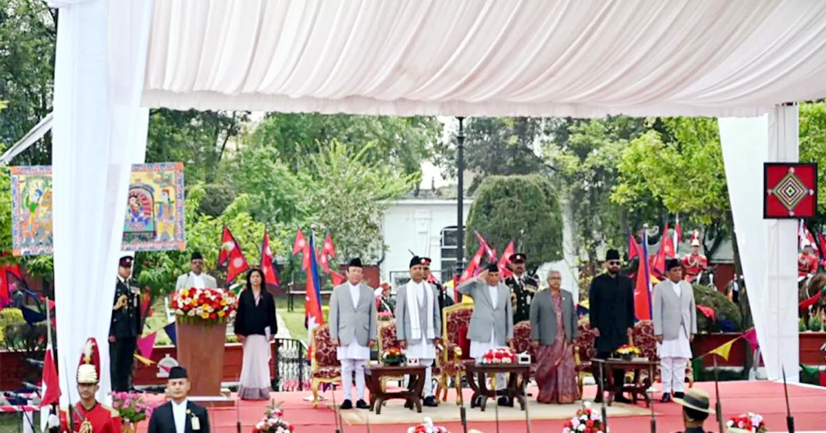 নেপালের প্রধানমন্ত্রী হিসেবে শপথ নিলেন বালেন্দ্র শাহ