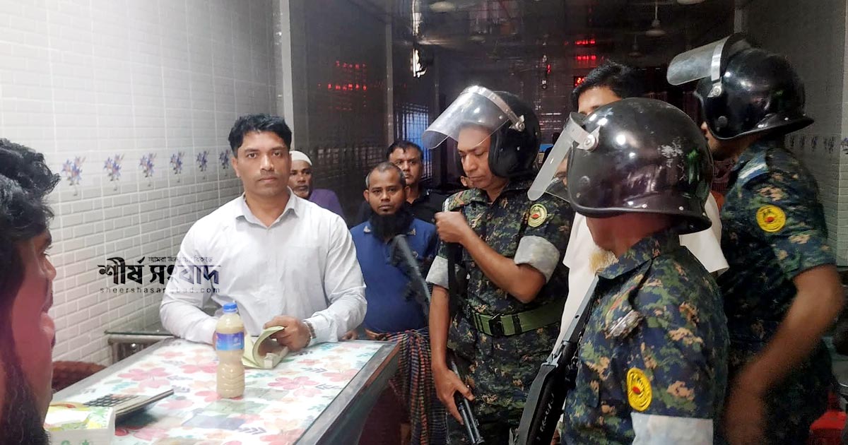 রায়পুরে চারটি হোটেল-বেকারিকে ৮৫ হাজার টাকা জরিমানা