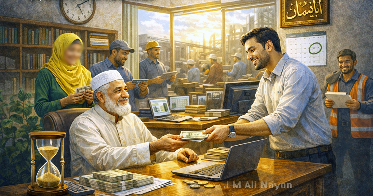 “সময়, শ্রম ও প্রাপ্যের ন্যায্যতা”